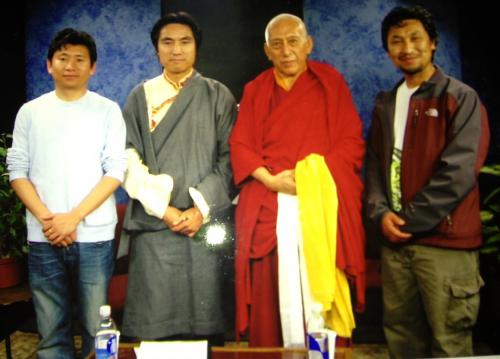 with kazur Samdong Rinpochen